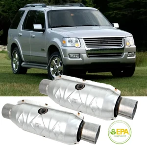 Convertidor catalítico 2X 2,5 pulgadas acero inoxidable EPA para Ford Explorer 2006-2010 - Imagen 1 de 14