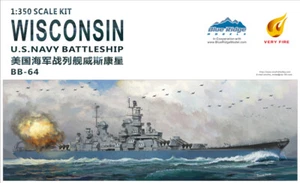 Very Fire VF350912 1/350 USS Navy Battleship BB-64 Wisconsin kit modello nave 2019 - Foto 1 di 1