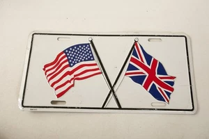 Flags of Our Nations Booster License Plate (A3L/JSF6) United States Kingdom 95M - Picture 1 of 6