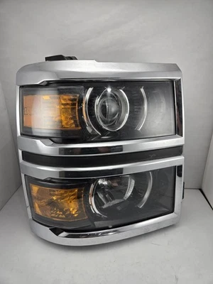 Broken Tabs 2014 2015 Chevy Silverado 1500 Right Passenger SIDE Headlight Foto 1 de 4