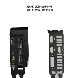 I/O IO shield for ASUS DUAL-RTX2070-8G-EVO-V2 Video Card Backplate Bracket Panel - Afbeelding 1 van 2