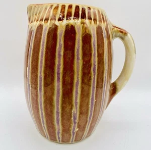 Good Earth Pottery Sparrow Pitcher Signed 2003 6 1/2” x 7” x 5” - Picture 1 of 8
