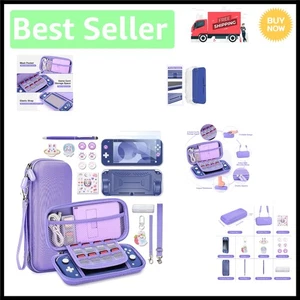 Versatile Switch Lite Case Bundle: 18 Essential Accessories for Gaming On-the-Go - Picture 1 of 9