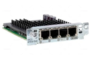 800-33583-01 CISCO VIC3 4FXS/DID 4 PORTS RJ-45 MODULE D'INTERFACE DE FAX VOCAL - Photo 1/7
