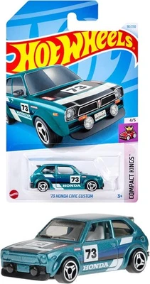 Mattel Hot Wheels '73 Honda Civic Auto Mini Giocattolo - Immagine 1 di 4