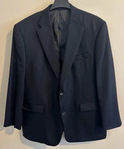 Giacca blazer Ralph Lauren uomo 48R blu navy 2 bottoni lana sport - Foto 1 di 11