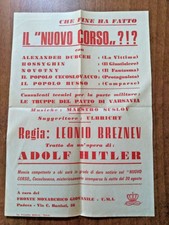 Padova 1968 FRONTE MONARCHICO GIOVANILE volantino INVASIONE CECOSLOVACCHIA