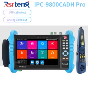 Rsrteng 8MP Prueba AHD CVI TVI Cable 8K Probador CCTV Probador Cámara IPC-9800CADH Pro - Imagen 1 de 13