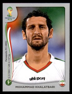 Panini World Cup 2014 (Swiss Platinum Version) Mohammad Khalatbari Iran No. 468