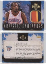 2014-15 Panini Court Kings Artistic Endeavors Jerseys Prime /25 Kevin Durant #3