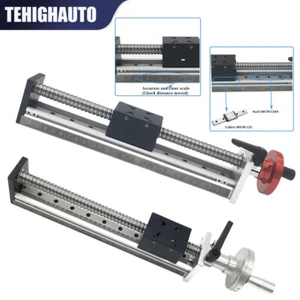 Manual Linear Ball screw Actuator 5-40kg CNC Slide Table Motion Stage Handwheel - Picture 1 of 16