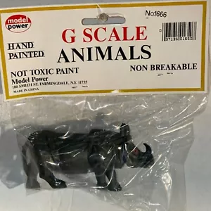 Model Power G Scale - Hippo - Hand Painted - 1666 nonbreakable not toxic paint - Picture 1 of 2