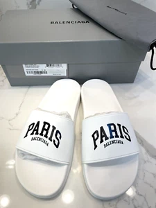 Balenciaga Women's Pool Slide 39EU/9B White $395 - Picture 1 of 15