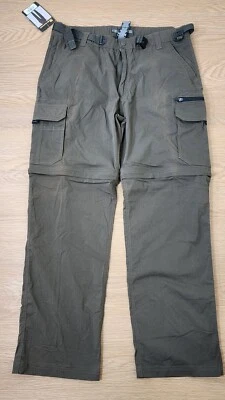 Pantalones utilitarios BC Clothing para hombre 2XL algodón con cinturón pantalones cargo verde militar 40x32 Foto 1 de 4