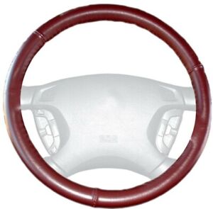 Wheelskins Burgundy Genuine Leather Steering Wheel Cover for BMW (Size AXX)