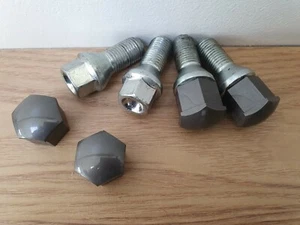 4 x Genuine MG ZS EV & ZS etc WHEEL Bolts/nuts with plastic trim caps - Picture 1 of 1