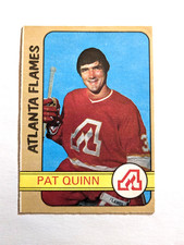 1972-73 OPC Pat Quinn - Atlanta Flames NHL Card #183