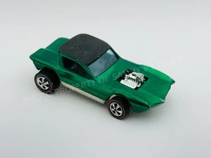 Hot Wheels Redline PYTHON Green HK Tan Interior Very Nice !! - Picture 1 of 5