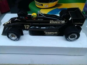 Minichamps 1/12 Scale Lotus Renault Racing Car Ayrton Senna 1985 JPS #12 Used - Picture 1 of 9