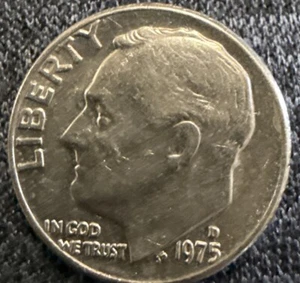 1975 D Roosevelt Dime -ERROR Coin* - Picture 1 of 3