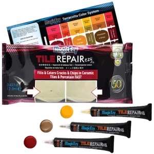 Tile RepairEzy: (Terracotta Kit): Ceramic Repair Kit - Tile Filler - MagicEzy - Picture 1 of 15