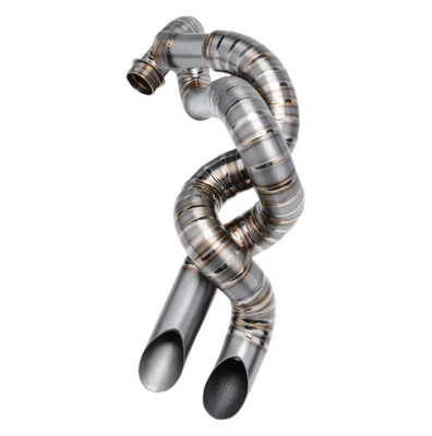 Escape de aleación de titanio para motocicleta Triumph Bonneville Bobber 14-25 Foto 1 de 3