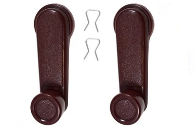 fits 1986 Nissan 720 Window Crank Handle Left and Right Red Burgandy - Image 1 of 4