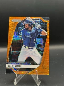 Blake Mitchell | 2025 Prizm Baseball | Orange Pulsar Prizm /399 | #64 Royals - Picture 1 of 2