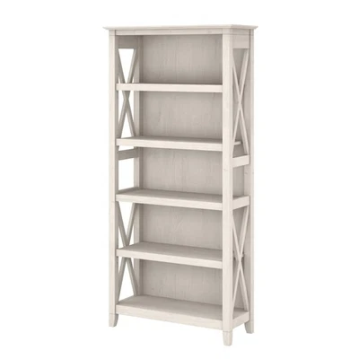 Tall 5 Shelf Bookcase for Living Room or Home Office, Large Bookshelf, Modern... - Image 1 of 4