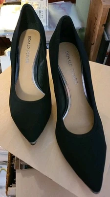 Tacones de plataforma Donald J Pliner Treva negros Vero Cuoio para mujer talla 9M EE. UU. Foto 1 de 4