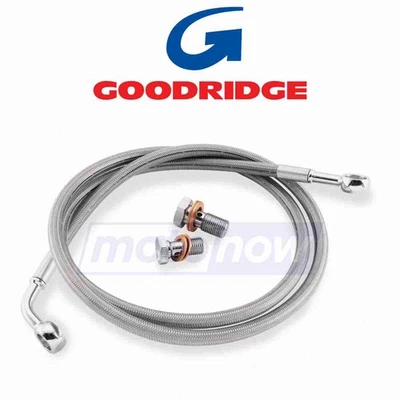 Goodridge Econoline Front Brake Line Kit for 2007 Harley Davidson FLHRC Road zh — 第 1/4 张图片