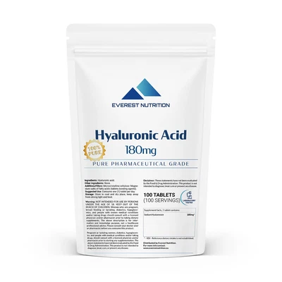 EVEREST NUTRITION Compresse di acido ialuronico da 180 mg