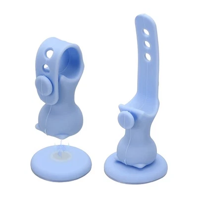 2 Stück Türstopper, Neu Verstellbar Silikon Magnetisch Türstopper, Blau - Bild 1 von 4