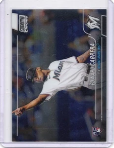 2022 Topps Stadium Club Chrome - Edward Cabrera #16 (RC) Miami Marlins - Picture 1 of 2