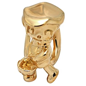 De Buman vergoldet Sterlingsilber Rotkäppchen Charm Perle - Bild 1 von 4