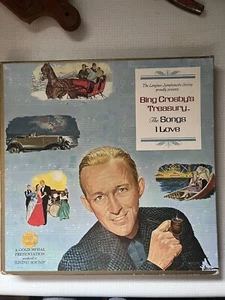 Bing Crosby's Treasury - Songs I Love (1966) US Vinyl 6xLP Longines Symphonette - Picture 1 of 3