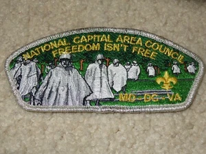 Boy Scout National Capital Area Council Strip 77 Korean War Memorial CSP Patch - Picture 1 of 2