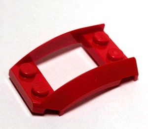 Lego - rot, Radlauf, gebogener Keil 4 x 3 mit 2 x 2 - Bild 1 von 1