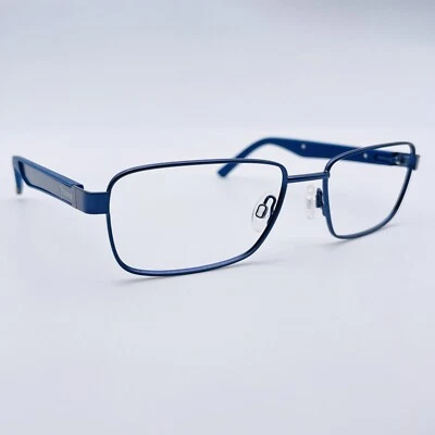 TIMBERLAND eyeglasses BLUE RECTANGLE glasses frame MOD: RUBBED AWAY - Image 1 of 4