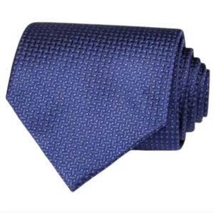 The Men's Store at Bloomingdale's Krawatte Herren 3,4" marineblau Korbgeflecht Seidenkrawatte - Bild 1 von 7