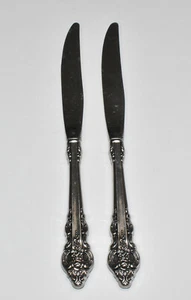 Cuchillo de 2 cenas Oneida Community Cherburgo vajilla de acero inoxidable - Imagen 1 de 2