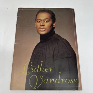 Vintage History Of Luther Vandross Program Book 1990’s - Picture 1 of 9