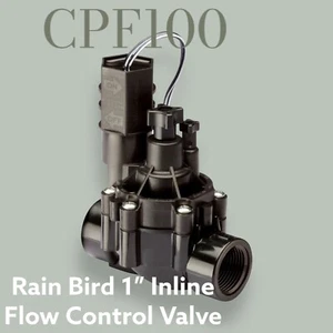 Rainbird 1" In Line Valve Flow Control CPF100 Sprinkler Irrigation 1 in Female - Picture 1 of 11