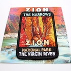 Official Zion National Park Souvenir Patch - The Narrows The Virgin River Utah