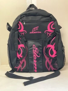 Worth Storm Pink Backpack Softball/Baseball/Fastpitch Equipment Side Bat Holder - Picture 1 of 10