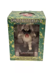Ghostbusters 1 & 2 Limited Edition DVD Movie Gift Set Marshmallow Man Statue - Imagen 1 de 14