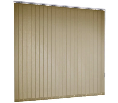 Lamellenvorhang Verdunklungsrollo Lamellen Rollo Beige Vertikal Jalousie Plissee - Bild 1 von 4