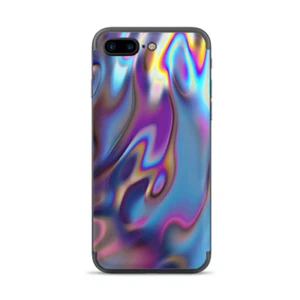 Apple iPhone 7 / 8 Plus Skins Decal Wrap Opalescent Resin marble oil Slick - Picture 1 of 2