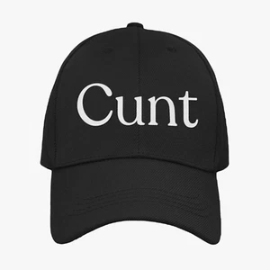 Offensive Swearing Cap C UNT Funny Rude Baseball Hat Festival Party Joke Gift - Picture 1 of 6