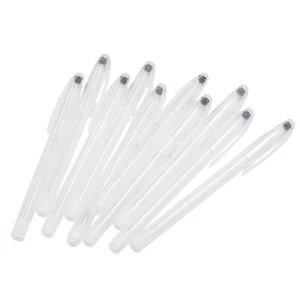 10 piezas Accesorios de reemplazo transparente con mango de pluma de plástico para suministro de recarga - Imagen 1 de 9